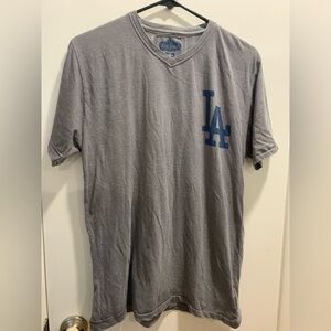 LA Dodgers Baseball Tshirt. Brand Red Jacket